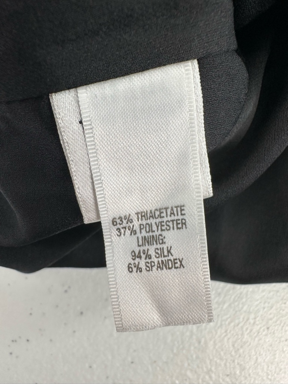 St John Caviar Straight Tailored Black Skirt Silk Lined Career Classic Luxury 16 - Picture 10 of 12